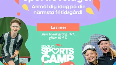 Gratis sportläger på sportlovet för er i Norrköping!